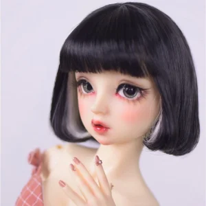 Custom-Made Mix Color Doll Wig 1/3 1/4 1/6 Blythe BJD Doll Hair