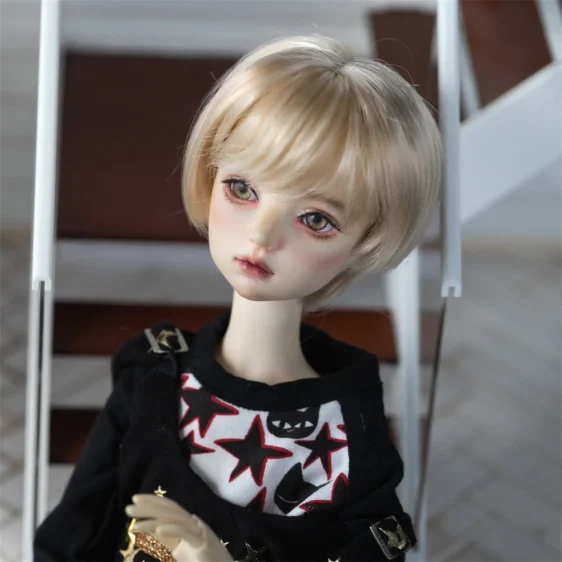 Doll Wig – Short BJD Wig for 1/3, 1/4, 1/6 Dolls - Image 3