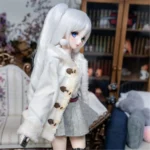 Double tail Long Doll Wig Doll Hair For Bjd MSD SD Doll