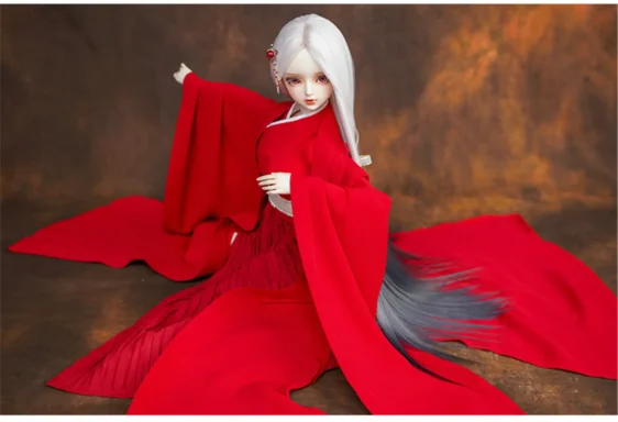 Fashion Long Straight Doll Wig - 1/3 1/4 1/6 BJD - Image 3