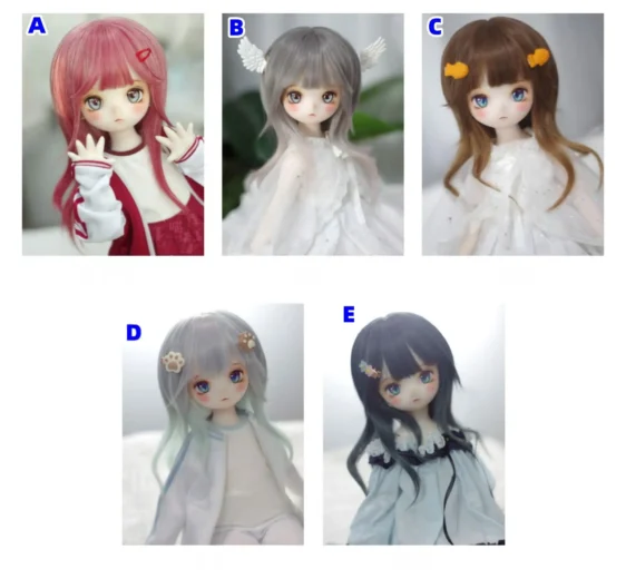 Fashionable Short BJD Wig for Dolls – Modern Style - Image 2