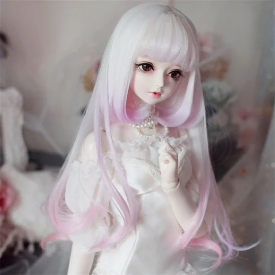 Gradient Long Wavy BJD Wig – Perfect for 1/3 SD, 1/4 MSD, and 1/6 YoSD Dolls - Image 6