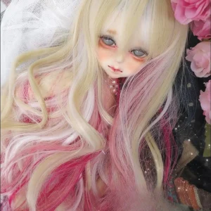 Long Curly BJD Wig – For SD, Smart Dolls, and More
