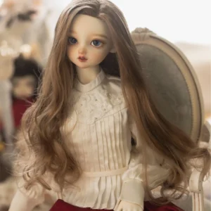 Long Curly BJD Wig – Styled Hair for SDGR, SD16, Smart Dolls