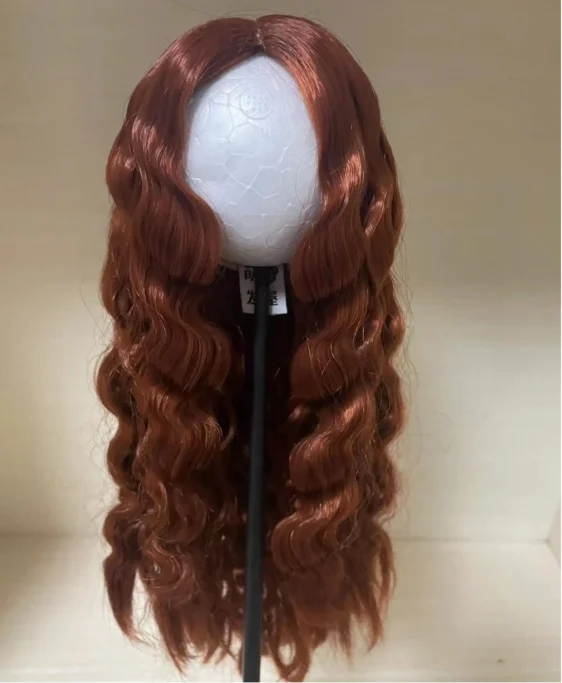 Long Curly Fashion BJD Wig - Elegant Doll Hair for 1/6, 1/4, 1/3 Dolls - Image 4