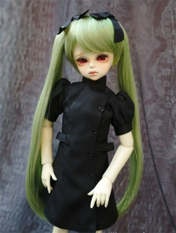 Long Pigtails BJD Wig – For SD, MSD, and More - Image 9