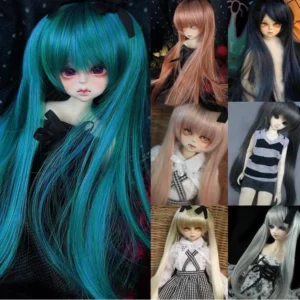 Long Pigtails BJD Wig – For SD, MSD, and More