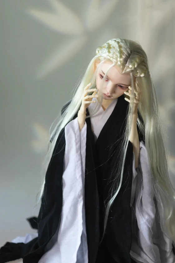 Soft Braided BJD Wig – Curly Long Hair for 1/3 Dolls - Image 5