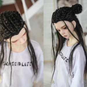Soft Braided BJD Wig – Curly Long Hair for 1/3 Dolls