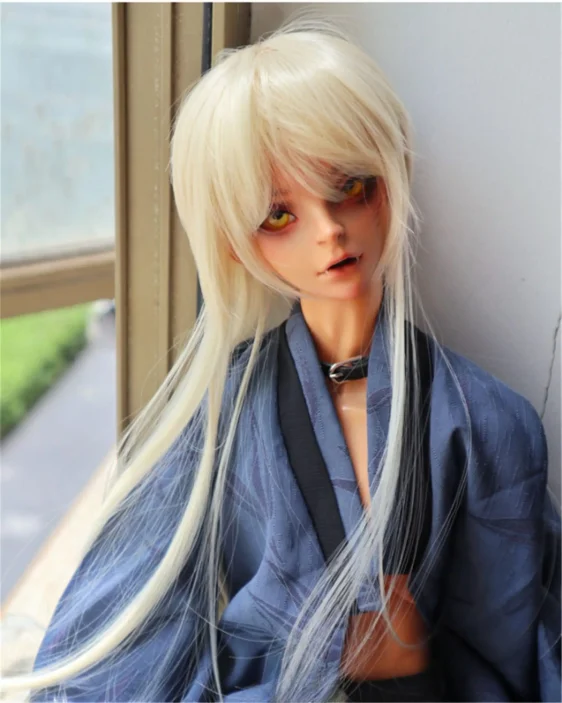 Stunning Long Straight BJD Wig for 1/6, 1/4, and 1/3 Dolls - Image 6