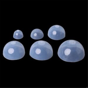 BJD Clear Silicone Headcap for 1/12 1/8 1/6 1/4 1/3 Dolls | Anti-Slip Wig Cap Protector for MSD, Sd, Blythe