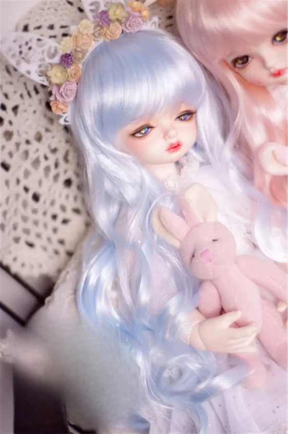 BJD Vintage Curly Wig for 1/3 1/4 1/6 1/8 Dolls - Image 4