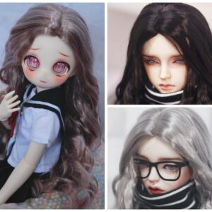 BJD Curly Wig - Long Wavy Doll nga buhok 1/3 1/4 1/6 Smart Doll