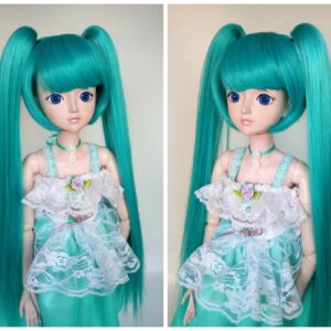 BJD DoLOL DOLD PONONTAIL WOWER 1/3 1/4 1/6 Taas nga buhok sa Cosplay, SD DOLL WIG