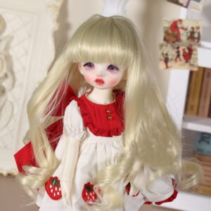 BJD Doll Wig Bjd Hair 1/3 1/4 1/6 princess long curly hair, bjd wavy wig, bjd long wig