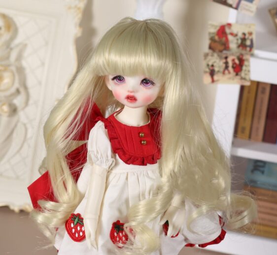BJD Doll Wig Bjd Hair 1/3 1/4 1/6 princess long curly hair, bjd wavy wig, bjd long wig