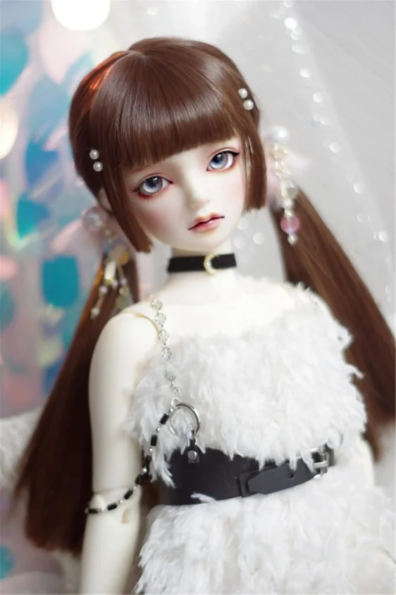 BJD Double Braids Long Wig – 1/3, 1/4, 1/6 Dolls - Image 4