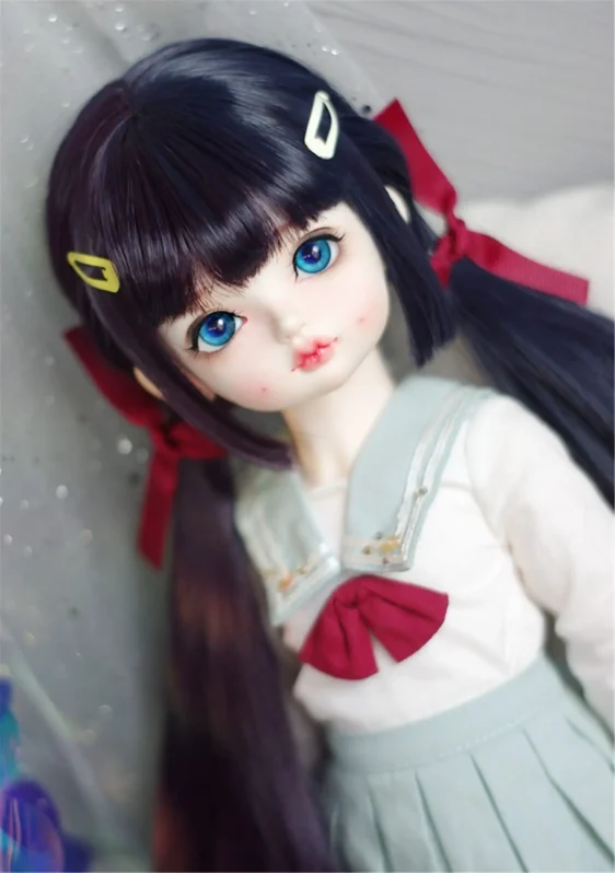 BJD Double Braids Long Wig – 1/3, 1/4, 1/6 Dolls - Image 5