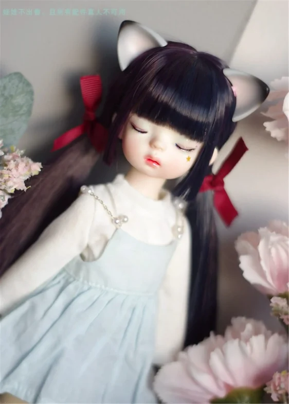 BJD Double Braids Long Wig – 1/3, 1/4, 1/6 Dolls - Image 6