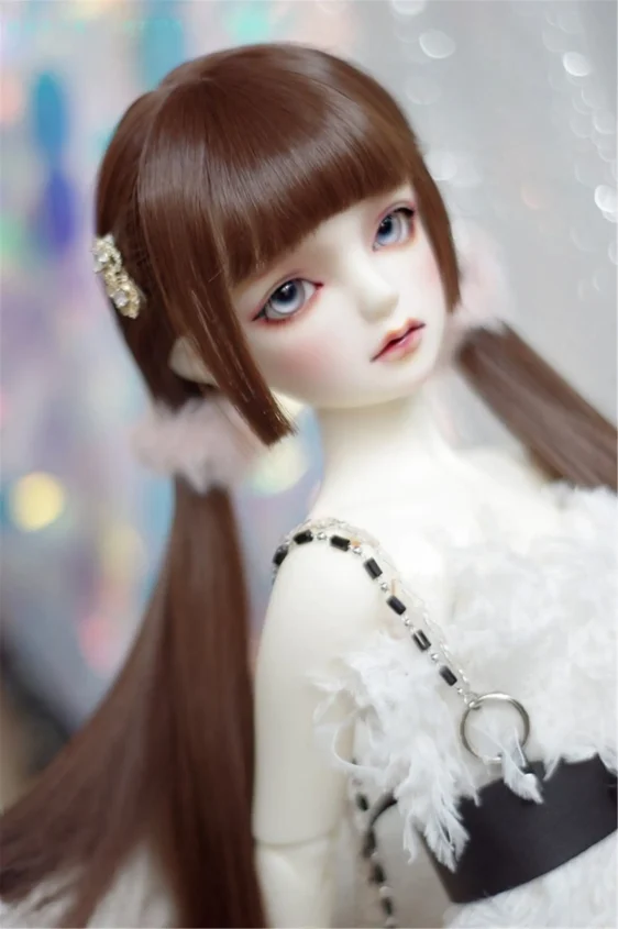 BJD Double Braids Long Wig – 1/3, 1/4, 1/6 Dolls - Image 7