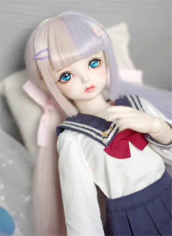 BJD Double Braids Long Wig – 1/3, 1/4, 1/6 Dolls - Image 8