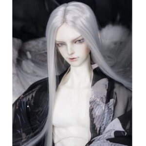 BJD Long Doll Wig, 1/3 1/4 1/6 1/8 BJD diretso nga wig buhok