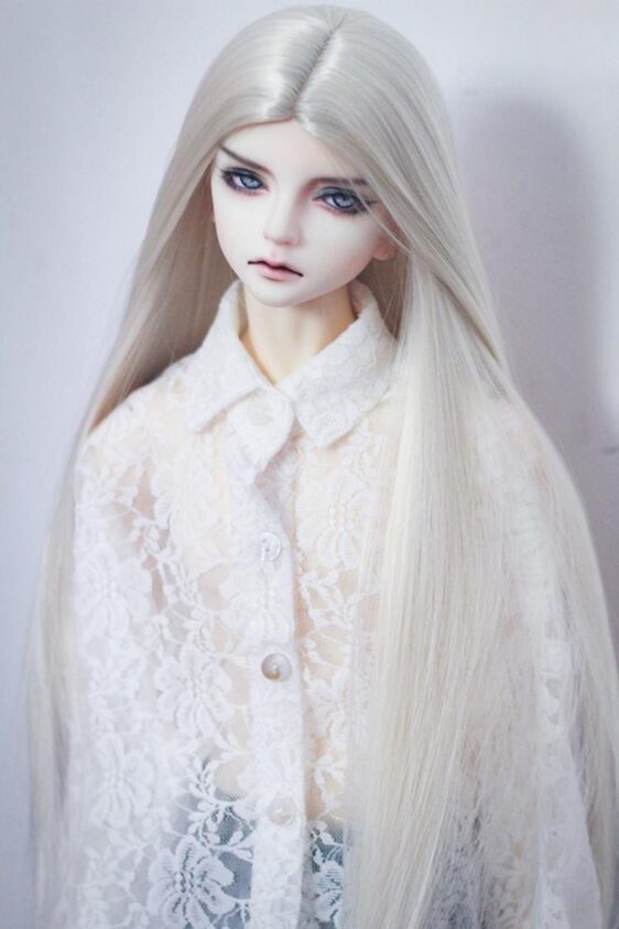 BJD Long Straight Heat-Resistant Wig for 1/3 SD 1/4 msd 1/6 yosd
