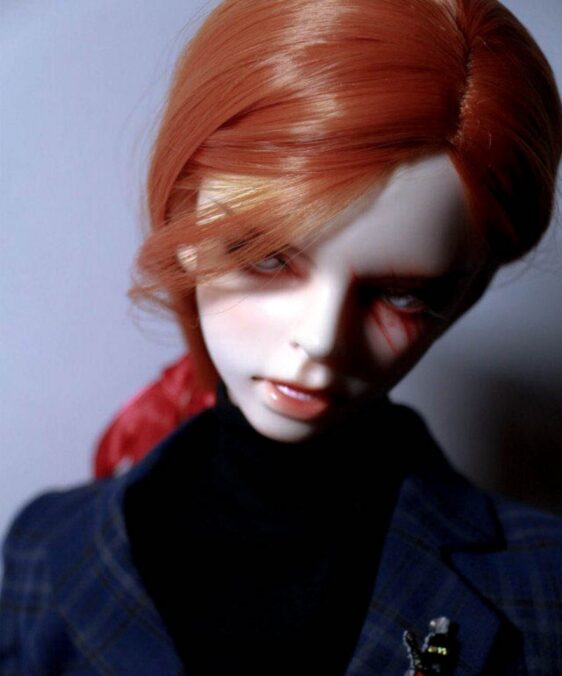 BJD Long Straight Heat-Resistant Wig for 1/3 SD 1/4 msd 1/6 yosd