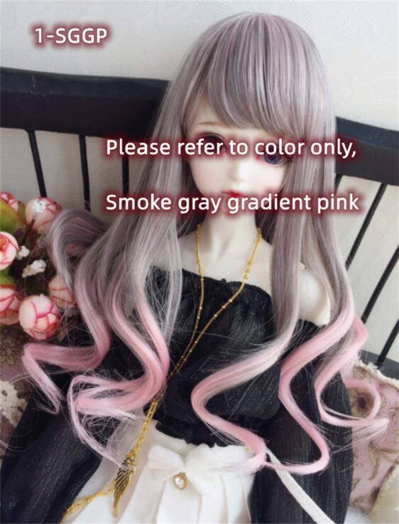 Bjd Retro Curly Hair 9-10'' 8-9