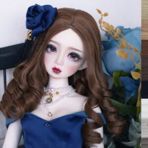 Bjd Retro Curly Hair 9-10'' 8-9