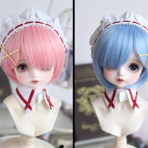 BJD Short Wig for Dolls | 1/3, 1/4, 1/6, 1/8 BJD Hair
