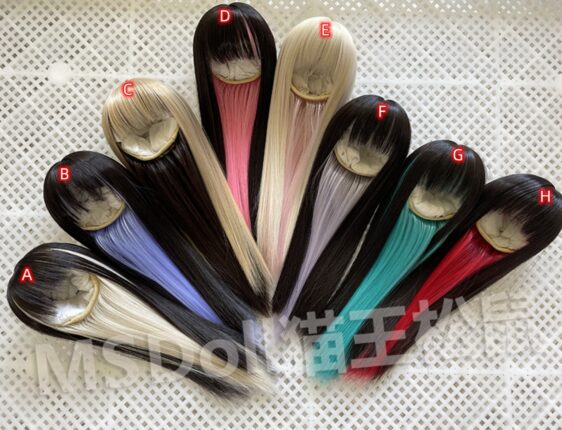 Bjd Straight Hair Doll Wig Doll Hair 1/3 1/4 1/6 1/8 BJD Wig