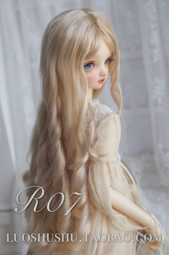 BJD Wavy Long Wig for 1/3, 1/4, 1/6 Dolls