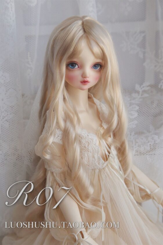 BJD Wavy Long Wig for 1/3, 1/4, 1/6 Dolls