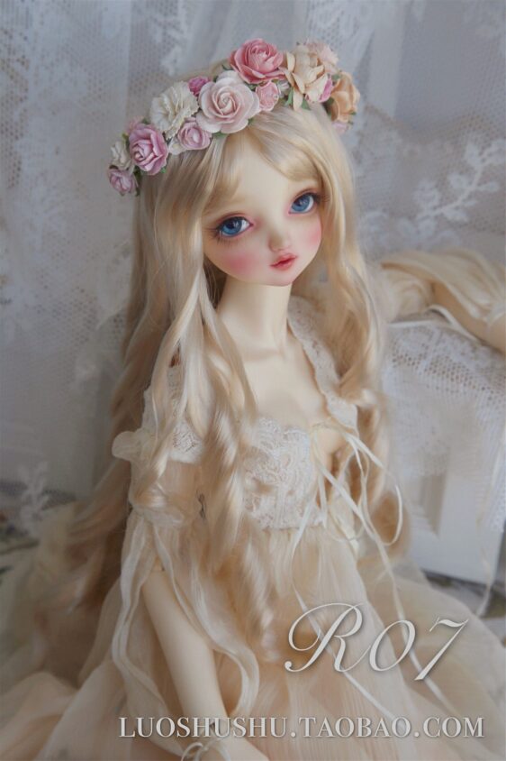 BJD Wavy Long Wig for 1/3, 1/4, 1/6 Dolls