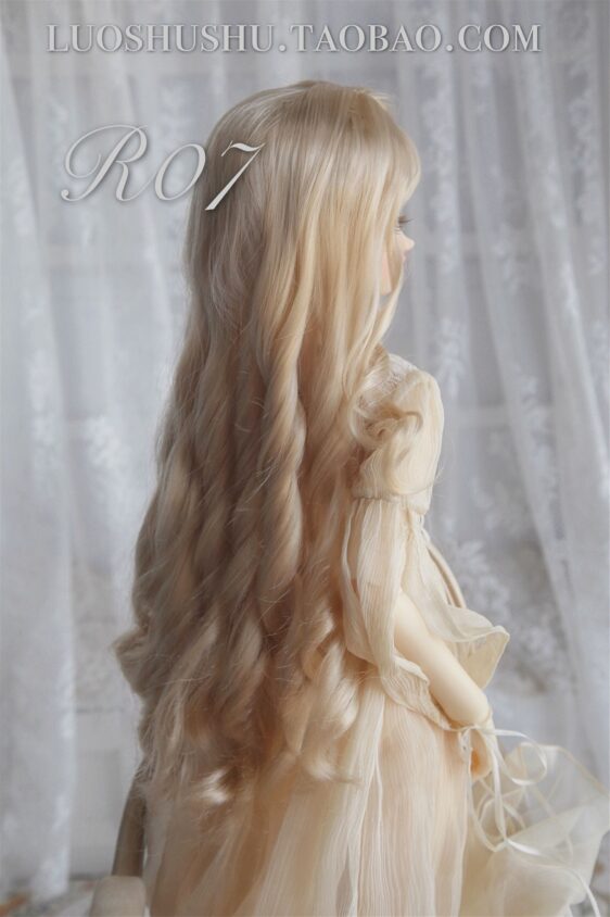 BJD Wavy Long Wig for 1/3, 1/4, 1/6 Dolls