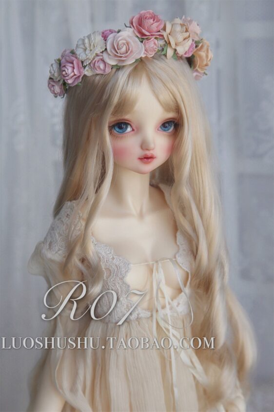 BJD Wavy Long Wig for 1/3, 1/4, 1/6 Dolls