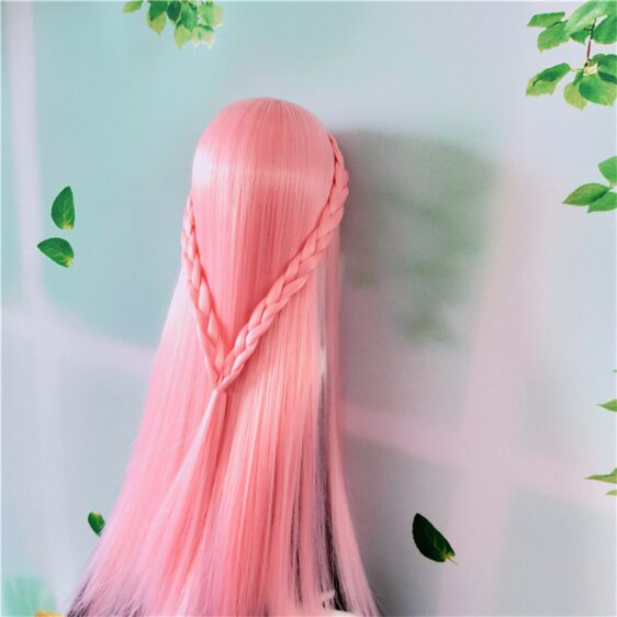 Bjd wig, 1/3 1/4 1/6 1/8 Braided princess long curly hair