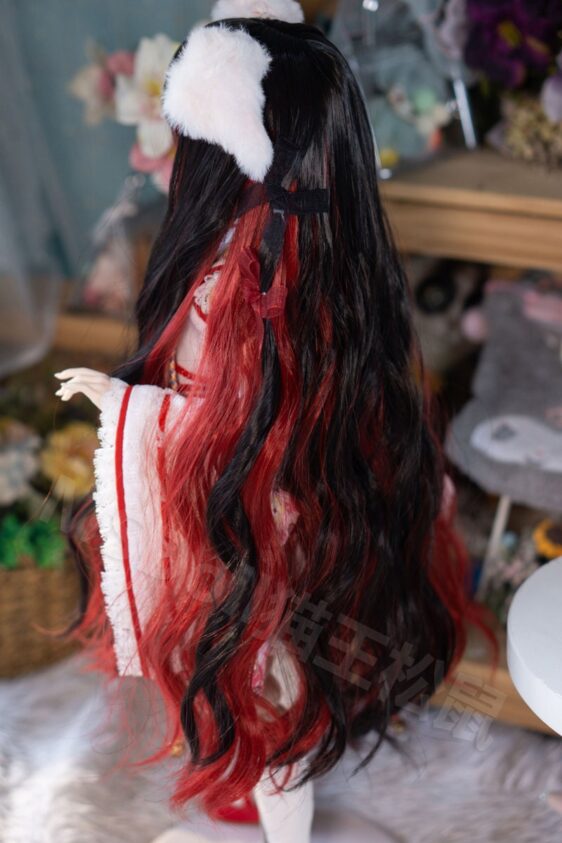 Bjd Long Doll Wig Curly Bjd Wig Vintage Doll Wig 1/6 1/4 1/3 BJD Wig