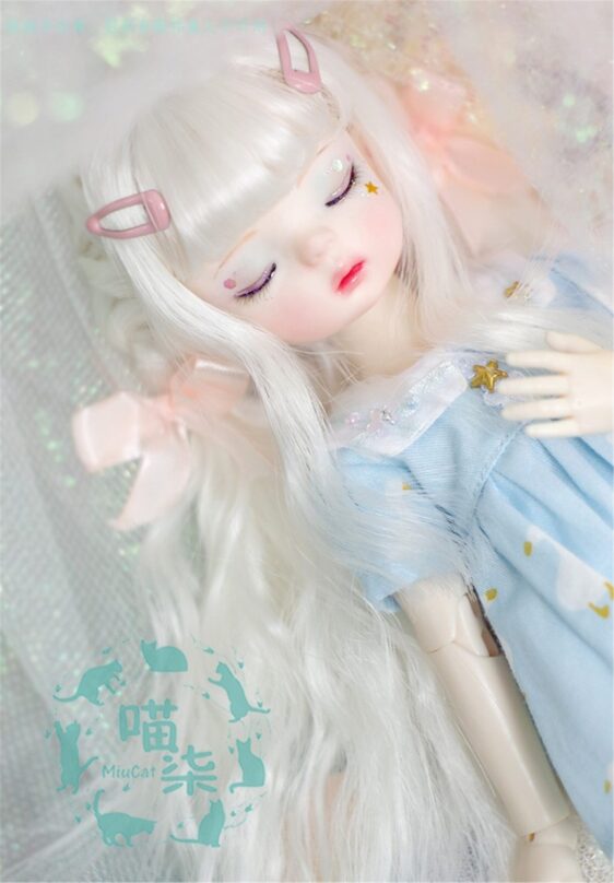 Curly Doll Wig - Long Wavy Hair for 1/6, 1/4, 1/3 BJD