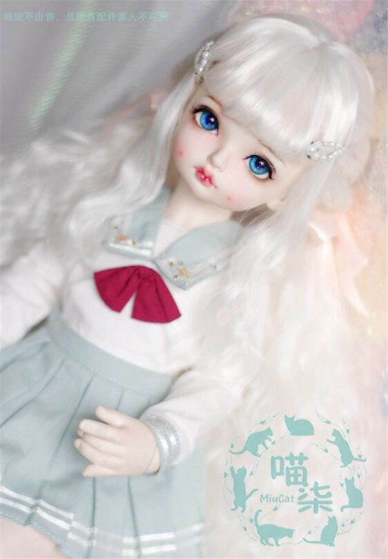 Curly Doll Wig - Long Wavy Hair for 1/6, 1/4, 1/3 BJD