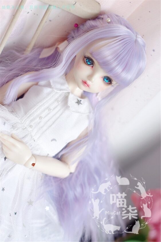 Curly Doll Wig - Long Wavy Hair for 1/6, 1/4, 1/3 BJD