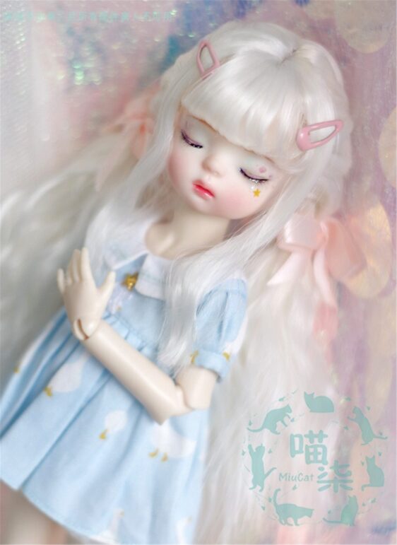 Curly Doll Wig - Long Wavy Hair for 1/6, 1/4, 1/3 BJD