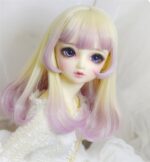 Curly & Straight Layered BJD Wig – Perfect for 1/3, 1/4, และ 1/6 ตุ๊กตา
