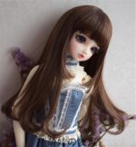 Perruca BJD llarga feta a mida amb bangs: perfecte per a 1/3, 1/4, i 1/6 Nines