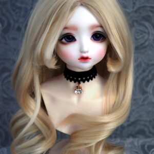 Fashion monoll wig bjd wavy wigs 1/3 1/4 1/6 BJD wavy wig alang sa mga monyeka