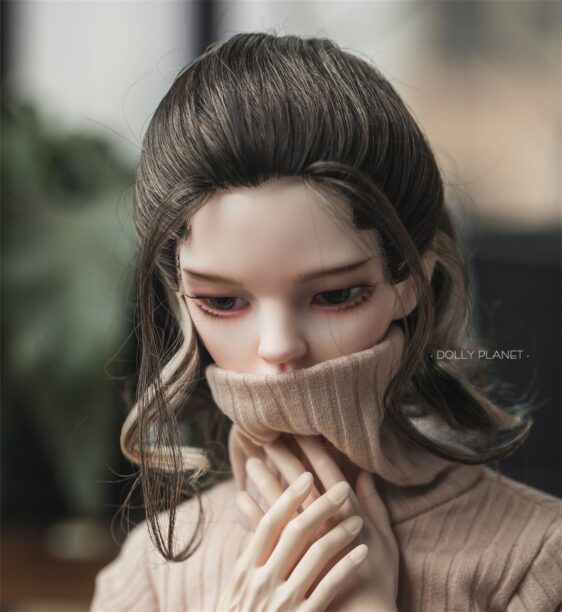 Fashionable Short Curly Wig for 1/4 MSD & 1/3 BJD Dolls