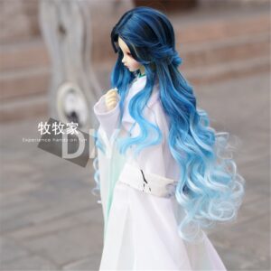 Long Big Wavy Curly Hair - 1/3 1/4 1/6 BG