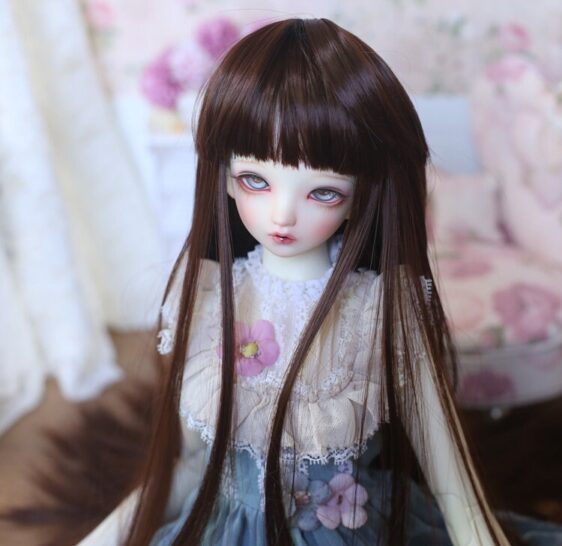 Long Straight Doll Wig for 1/3 1/4 1/6 BJD SD Smart Doll