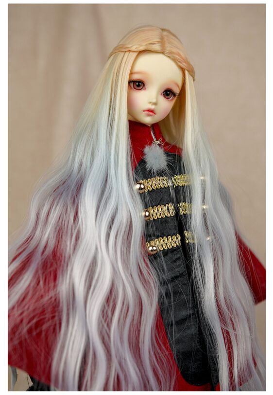 Long Wavy Curly Hair for 1/3, 1/4, 1/6 BJD Dolls